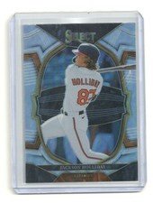 2023 Panini Select - Concourse Silver Prizm JACKSON HOLLIDAY #39 Rookie Card