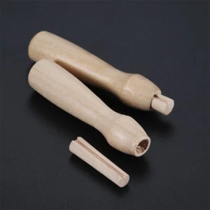 2pcs Felting Tools Punch Handle Wood 70*15mm Craft Felting Needle Wooden Handle - Picture 1 of 12