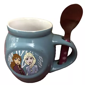 Frozen Elsa and Anna Mug 14 oz Mug with Spoon Disney Mug - Picture 1 of 5