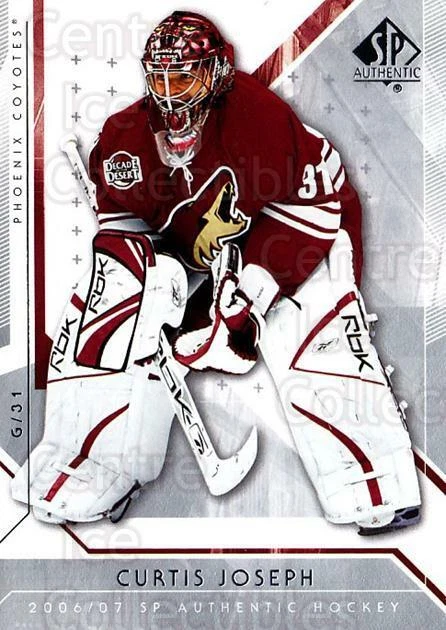 2006-07 SP Authentic #27 Curtis Joseph - Image 1 of 1