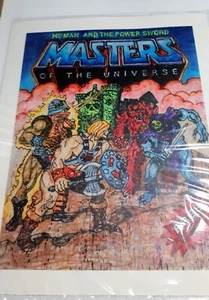 Mattel Creations Madsaki Masters of the Universe Power Sword Art Print 20 X 25 - Picture 1 of 7
