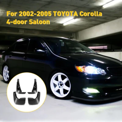 FIT FOR TOYOTA COROLLA 2002-2005 MUD FLAP FLAPS SPLASH GUARD 2003 2004 2005 - Image 1 of 4