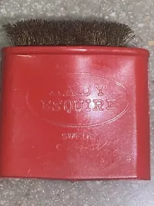 Lady Esquire Suede Brush. Vintage Red - Picture 1 of 4