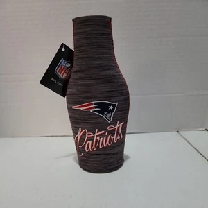 NFL Patriots bottiglia più fredda Coozie zip neoprene - Foto 1 di 2