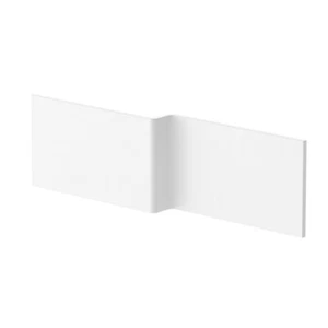 Nuie 1800mm Acrylic L-Shaped Front Bath Panel Modern Bathroom Tub Cover Panel - Picture 1 of 8