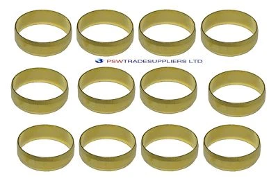 PSWTRADESUPPLIERS LTD Oliven 15 mm (10-15-20-25-50 Stück) für Klemmverschraubungen Sanitär