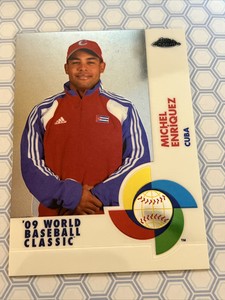2009 Topps Chrome World Baseball Classic Blue Refractor Card#W20 Enriquez +Bonus