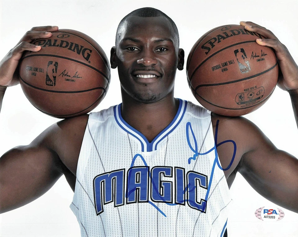 Bismack Biyombo signed 8x10 photo PSA/DNA Orlando Magic Autographed - Image 1 of 1