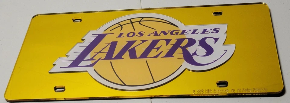 LOS ANGELES LAKERS CORTE LAZER EQUIPO COLORES ALTA CALIDAD MATRÍCULA Foto 1 de 1