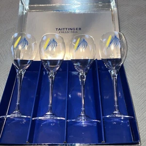 4 - TAITTINGER CHAMPAGNE THE COLLECTION 1992 FLUTES DESIGNED BY HANS HARTUNG - Picture 1 of 8