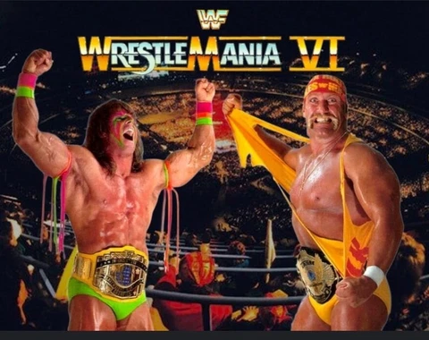 Hulk Hogan Vs Ultimate Warrior Includes Winged Eagle And World Heavyweight Title Cover