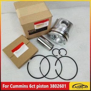 1* For Cummins 6ct piston 3802601 KIT ENGINE PISTON NEW - Imagen 1 de 1