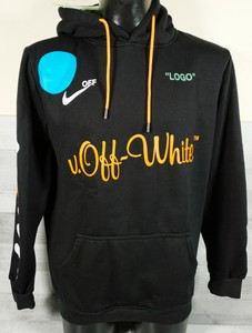 off white firetape moletom com capuz