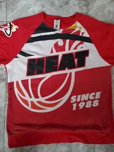 Vintage Miami Heat NBA Hardwood Classics Sweatshirt XL - Picture 1 of 5