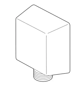 Delta 50570-PR Wall Supply Elbow for Hand Shower Hose, Lumicoat Chrome - Picture 1 of 1