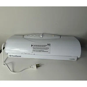 Unidad de máquina selladora al vacío Food Saver V1090 solo blanca tamaño 17x6x4 - Imagen 1 de 11