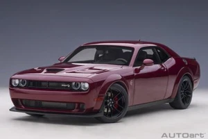 DODGE Challenger SRT Hellcat widebody - 2018 - rosso ottano - AutoArt 1:18 - Foto 1 di 6