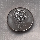5 Kroner Kronen 1995 "1000 Jahre norwegische Münzen" aus OVP-Rolle UNC