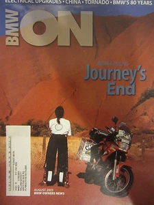 BMW Owners News Magazine August 2003 Journey's End Electrical Upgrades China Tor - Picture 1 of 2