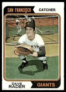 1974 Topps **C** Dave Rader San Francisco Giants #213 - Picture 1 of 2