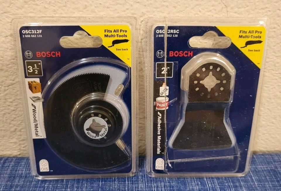 Bosch • Multi Tool Accessories Lot Of 2 • New/Unused! - Image 1 of 4