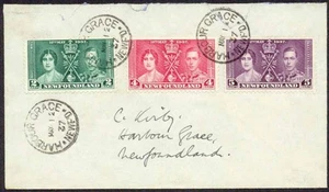 NEWFOUNDLAND-1937 – CORONATION, DAY OF ISSUE COVER- F– VF° - Picture 1 of 2