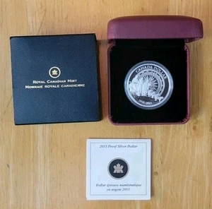2013 Canada Canadian Arctic Expedition Silver Proof 1 Dollar With Box & CoA - Picture 1 of 4