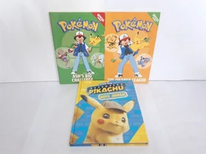 Pokemon Chapter Books by Tracey West & Detective Pikachu Movie Journal Book - VG - Picture 1 of 10