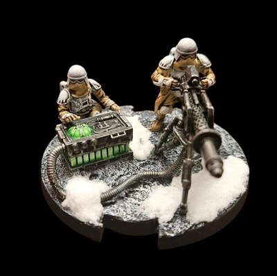 Star Wars Legion Miniatures E-Web Heavy Blaster Team Well Painted #4 - Image 1 of 4