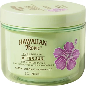Hawaiian Tropic After Sun feuchtigkeitsspendende Körperbutter, exotische Kokosnuss, 8 Unzen  - Bild 1 von 6