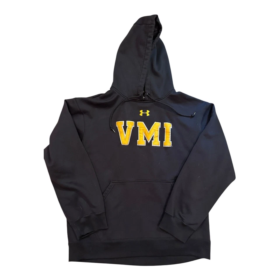 Virginia Military Institute University VMI Under Armour sudadera con capucha grande negra para hombre Foto 1 de 4