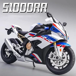 1:12 S1000RR / Kawasaki Ninja H2R Diecast Motorrad Modell - Sound, Licht & Shoc - Bild 1 von 6