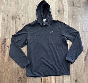 NEW NWT Adidas Anorak Lightweight Golf Woven Hoodie Pullover Sz X-LARGE ADVR0888 - Picture 1 of 5