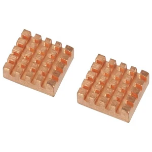 Copper Heatsink for Raspberry Pi 2 Pack - Picture 1 of 2