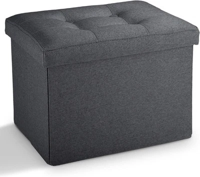 Ottoman Storage Ottoman with Storage Small Foot Rest Stool Under Desk Stool - Image 1 of 4