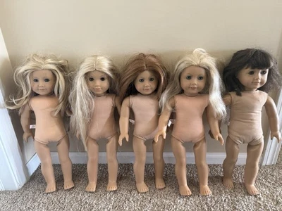 American Girl Pleasant Company TLC Doll Lot Emily, Julie JLY Samantha - Image 1 of 2