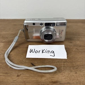 Canon Sure Shot Z180u 35mm Film Point & Shoot Camera Silver - Tested Working - Picture 1 of 4
