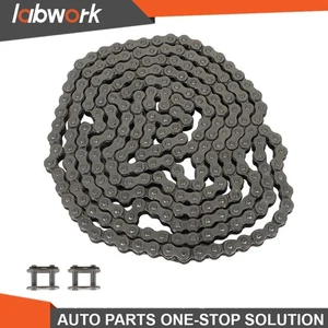 Labwork Roller Chain #40 10 Feet With 2 Connecting Links Carbon Steel - Picture 1 of 15