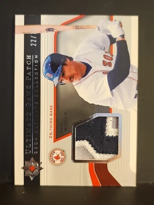 2004 Ultimate Collection Game Patch Wade Boggs JSY PATCH HOF RED SOX / 75 - Image 1 of 2