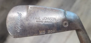 Antique Vintage Paul Johnson Hickory Wood Shaft Golf Club Sheboygan Wisconsin - Picture 1 of 11