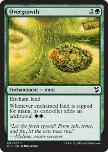 x4 Overgrowth MTG Commander 2018 C M/NM, English - Image 1 of 1