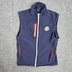 USA Golf Vest Mens Small Blue Ryder Cup 2020 RLX Ralph Lauren United We Stand - Picture 1 of 10