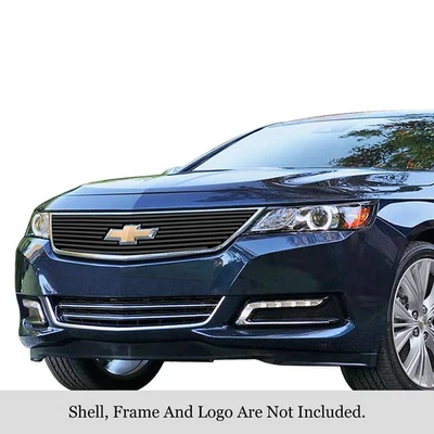 Rejilla de billet de acero inoxidable APS negra 14-20 Chevrolet Impala GR03FEI45J Foto 1 de 3