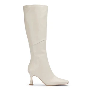 Tony Bianco Fantasía Cuero Tacón Botas Hasta la Rodilla Otoño Chic Vainilla Nappa Talla 10 - Imagen 1 de 15