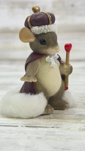 Fitz & Floyd Charming Tails King of My Heart  84/113 Mouse Figurine - Picture 1 of 6