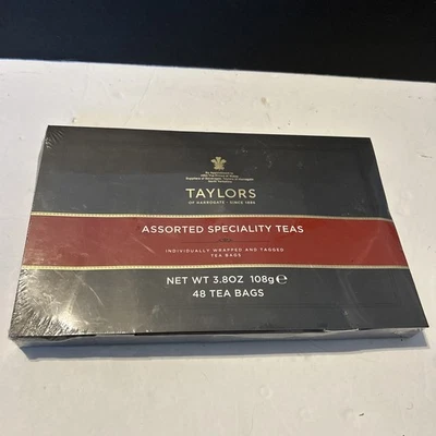 Taylors of Harrogate Assorted Specialty Teas Box 48 count 08/26 Tea Sample Pack - Image 1 of 4