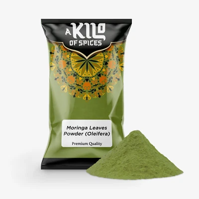 A KILO OF SPICES Moringa Powder (Oleifera) Premium Quality 1kg 10kg
