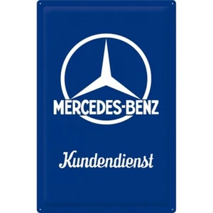 Mercedes Benz Blechschild Kundendienst Nostalgie Schild 60 cm Neu - Bild 1 von 1