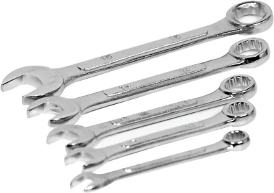 Performance Tool 1406 MM Combo Wrench Set, 5-Piece Alloy Steel  8-17mm - Image 1 of 2