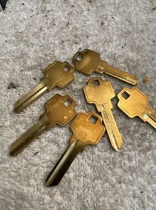 Lot OF 6 NEW USA MADE JET SC4-UNI SCHLAGE 101-C BLANK UNCUT KEYS LOCKSMITH - Picture 1 of 2